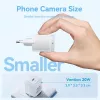Mobilais lādētājs sienai USB-C/20W TZ-FEPW0-EU-02 Vention