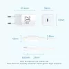 Mobilais lādētājs sienai USB-C/20W TZ-FEPW0-EU-02 Vention