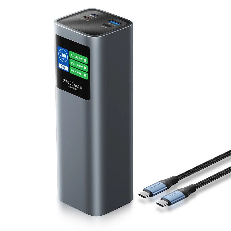 Ārējais akumulators USB 27000MAH 140W/FKEH0 Vention