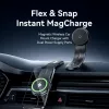 Mobilo ierīču auto lādētājs MAGNETIC/WRL Melns KSJB0 Vention