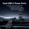 Mobilo ierīču auto lādētājs MAGNETIC/WRL Melns KSJB0 Vention