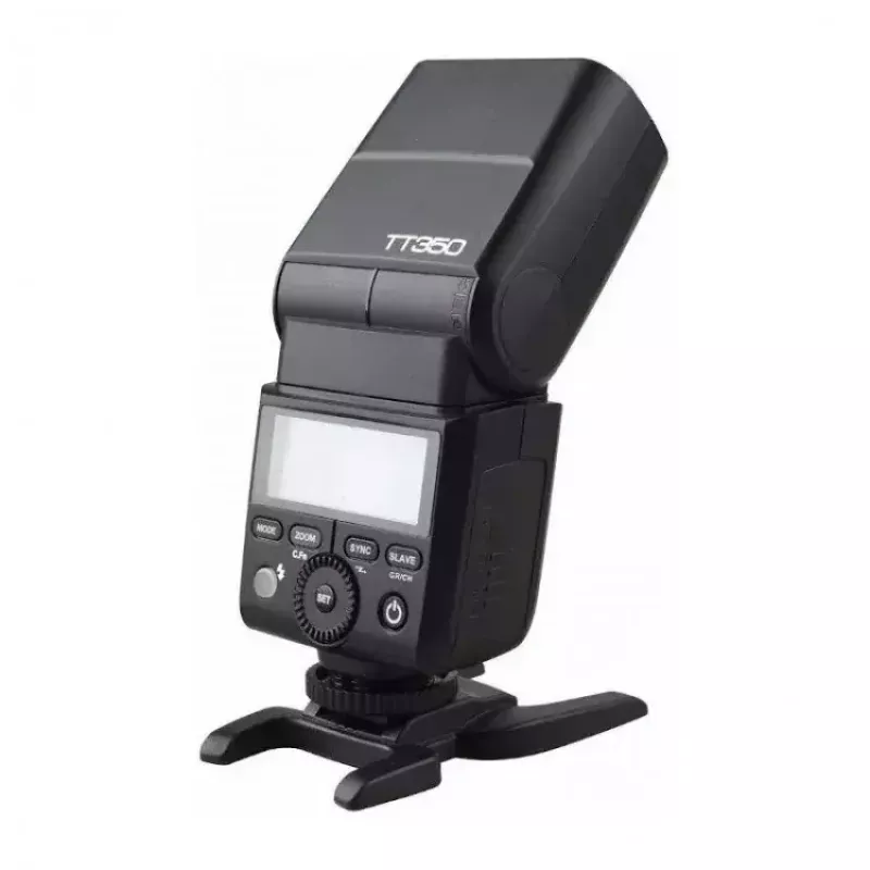 Kompakta zibspuldze Godox TT350P, 2,2 s uzlādes laiks, AA baterijas