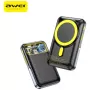 Powerbank Awei PA-10 10000mAh indukcijas MagSafe Melns