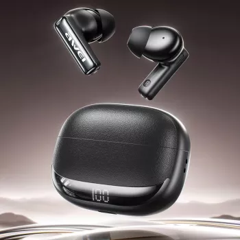 Awei Bluetooth austiņas, modelis ANC TA19 TWS, ar aktīvo trokšņu slāpēšanu, patiesi bezvadu stereo, Bluetooth savienojamība