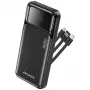 Powerbank Awei PA-91 10000mAh 22,5W PD 2xUSB-C + Cable Melns