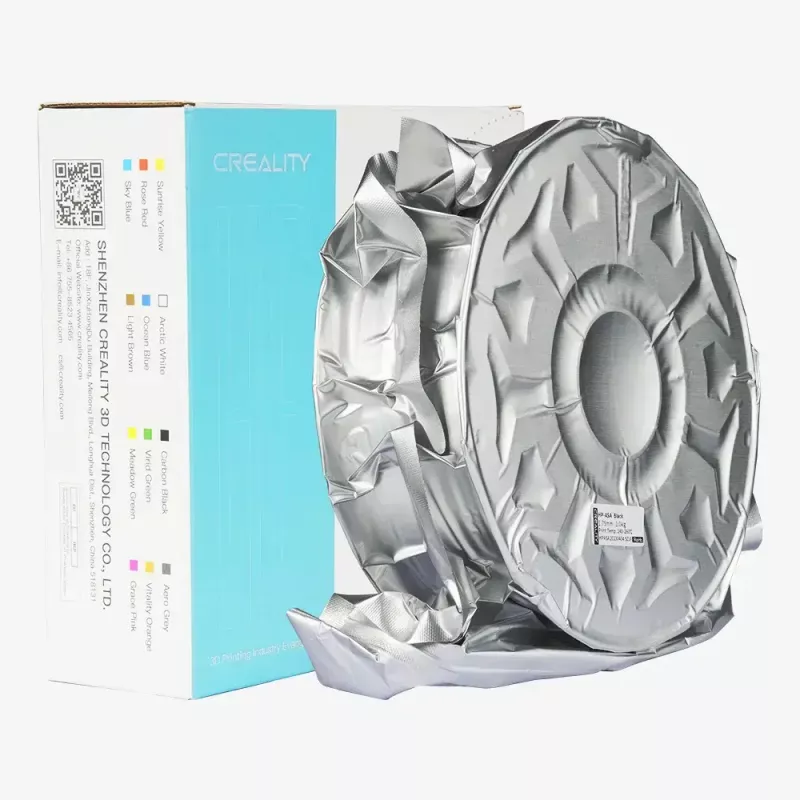 3D drukas materiāla kvēldiegs Creality ASA melns 1 kg (3301100002)