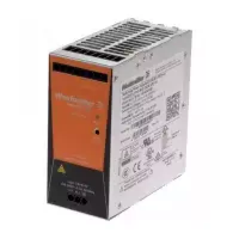 Barošanas bloks AXIS 01726-001 DIN PS56 240 W, maiņstrāva 100–240 V, 45–65 Hz, melna/oranža/sudraba