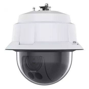 IP PTZ kupolveida drošības kamera AXIS Q6086-E āra lietošanai, griestu montāža, 4MP 2688×1512, 32x optiskā tālummaiņa, 12x digitālā tālummaiņa, 0.009 lx CMOS
