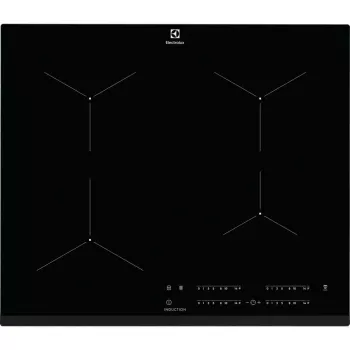 Iebūvētā indukcijas plīts virsma Electrolux EIT61443B, 4 zonas, pieskaru vadība