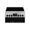 Brīvi stāvoša plīts Electrolux LKR540266X — 4 degļu keramiskā virsma, elektriskā krāsns 57 l, nerūsējošais tērauds, enerģijas klase A, 50 cm