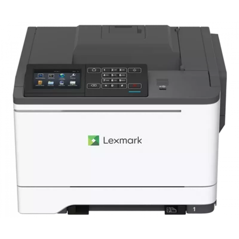 Lexmark CS622de Krāsu lāzerprinteris — CS622de, A4, 38 lpp./min, Dupleksā druka, 2400 x 600 DPI, 4 kasetnes