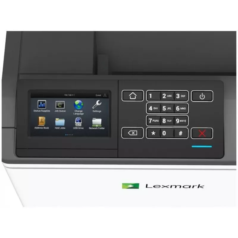 Lexmark CS622de Krāsu lāzerprinteris — CS622de, A4, 38 lpp./min, Dupleksā druka, 2400 x 600 DPI, 4 kasetnes