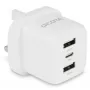 Dicota barošanas avots - kompakts, klēpjdatoram - 32 vati - 3 A - 3 izejas pieslēgvietas (USB-C, 2 x USB)
