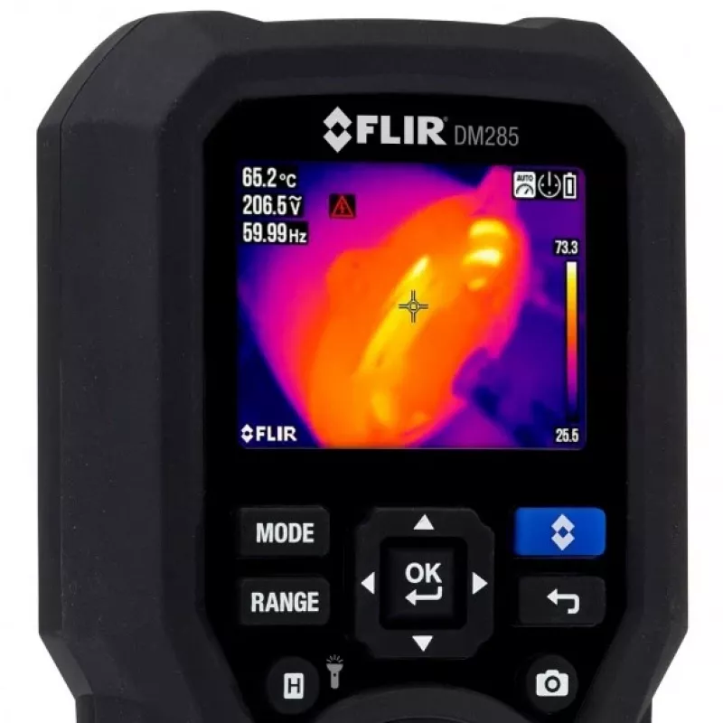 FLIR DM 285-FK termokamera Melna 160 x 120 pikseļi Iebūvēts displejs TFT