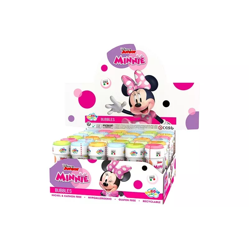 Ziepju burbuļi 60 ml Minnie displejs 36 gab.