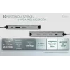 Docking Station ITEC i-tec USB-C Metal Nano 3x Display (DP, HDMI, VGA) ar Power Delivery 100 W, 4x USB-A, Gigabit Ethernet