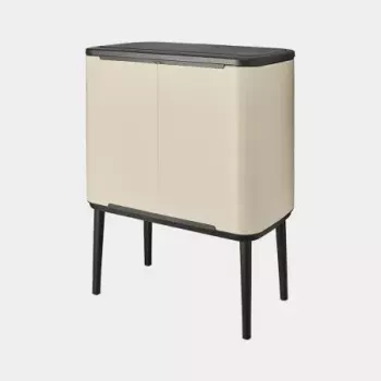 Brabantia Bo Touch atkritumu tvertne 33 L 3 grozi Bēša Platums 540 mm Dziļums 312 mm Augstums 680 mm