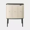 Brabantia Bo Touch atkritumu tvertne 33 L 3 grozi Bēša Platums 540 mm Dziļums 312 mm Augstums 680 mm