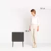 Brabantia Bo Touch atkritumu tvertne 33 L 3 grozi Bēša Platums 540 mm Dziļums 312 mm Augstums 680 mm