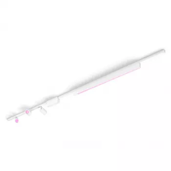 Philips Hue Perifo taisns griestu viedā apgaismojuma komplekts (3 regulējami punktveida gaismekļi, 1 gaismas josla) Bluetooth, balts, 220–240 V, 24 V spuldzes