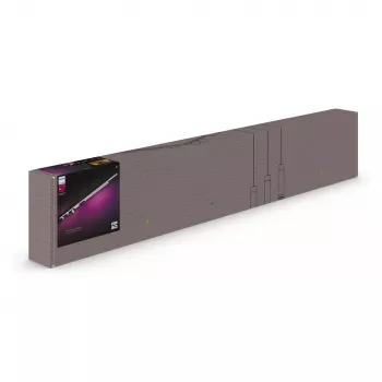 Philips Hue Perifo taisns griestu viedā apgaismojuma komplekts (3 regulējami punktveida gaismekļi, 1 gaismas josla) Bluetooth, balts, 220–240 V, 24 V spuldzes