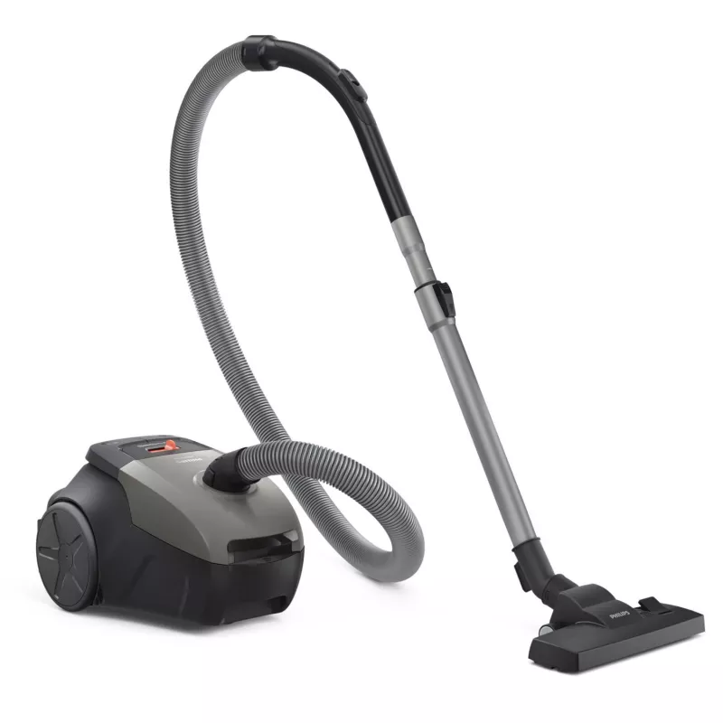 Cilindru putekļsūcējs Philips 2000 series XD2152/12 — 850 W, 3 L putekļu maiss, HEPA filtrs, sausā tīrīšana