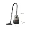 Cilindru putekļsūcējs Philips 2000 series XD2152/12 — 850 W, 3 L putekļu maiss, HEPA filtrs, sausā tīrīšana