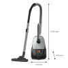 Cilindriskais putekļsūcējs Philips XD2142/12 — 850 W, 3 L putekļu maiss, HEPA filtrs, sausā tīrīšana