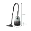 Cilindriskais putekļsūcējs Philips XD2142/12 — 850 W, 3 L putekļu maiss, HEPA filtrs, sausā tīrīšana