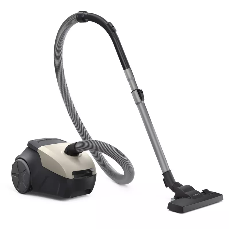 Putekļsūcējs | PHILIPS | Ieejas jauda 800 W | Putekļu tvertnes tilpums 3 L | Cilindriskais putekļsūcējs | Tīrīšanas veids Sausā | Putekļu konteiners Putekļu maiss | Krāsa Melna/Bēša | XD1101/10