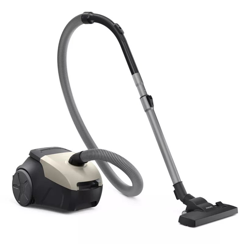 Putekļsūcējs | PHILIPS | Ieejas jauda 800 W | Putekļu tvertnes tilpums 3 L | Cilindriskais putekļsūcējs | Tīrīšanas veids Sausā | Putekļu konteiners Putekļu maiss | Krāsa Melna/Bēša | XD1101/10