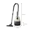 Putekļsūcējs | PHILIPS | Ieejas jauda 800 W | Putekļu tvertnes tilpums 3 L | Cilindriskais putekļsūcējs | Tīrīšanas veids Sausā | Putekļu konteiners Putekļu maiss | Krāsa Melna/Bēša | XD1101/10