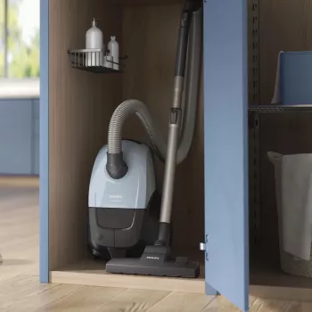 Cilindra tipa putekļsūcējs Philips 2000 series XD1142/10 — 800 W, 3 L putekļu maiss, HEPA filtrs, sausā tīrīšana