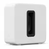 Aktīvais zemfrekvences skaļrunis Sonos Sub 4 — D klases pastiprinātājs, maiņstrāva 110–240 V, 40,2×15,8×38,9 cm, melnā vai baltā krāsā
