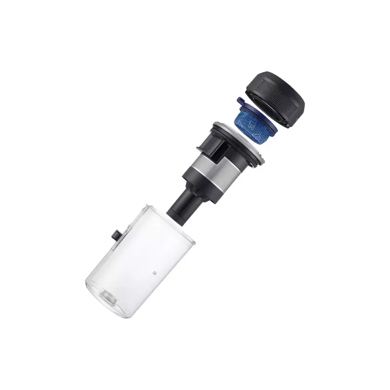 Stick vacuum Samsung VS20C9554TK — Baterija, litija jonu, 580 W, bez maisiņa 0,8 l, cikloniska, melna