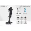 Stick vacuum Samsung VS20C9554TK — Baterija, litija jonu, 580 W, bez maisiņa 0,8 l, cikloniska, melna