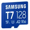 MicroSDXC atmiņas karte Samsung T7 128 GB UHS-I U3 V30 170 MB/s Zila