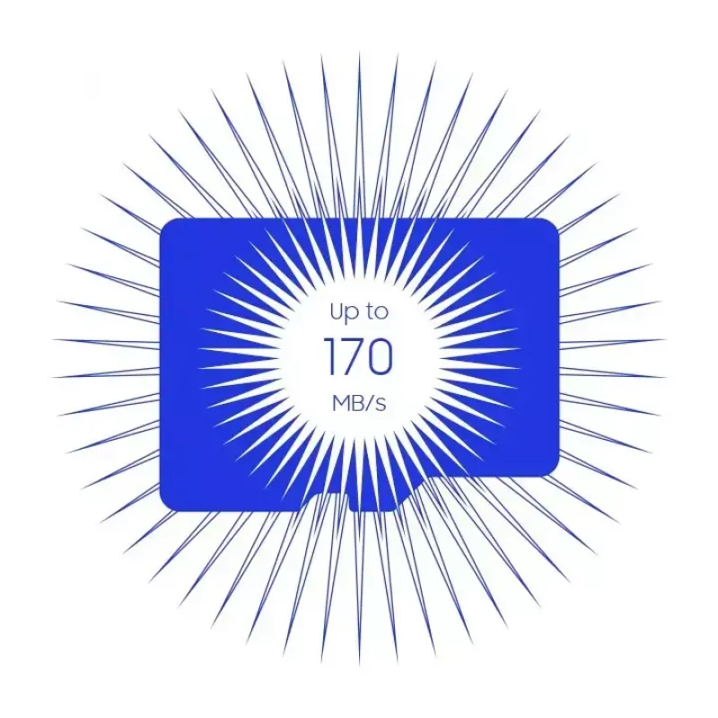 MicroSDXC atmiņas karte Samsung T7 128 GB UHS-I U3 V30 170 MB/s Zila