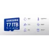 MicroSDXC atmiņas karte Samsung T7 128 GB UHS-I U3 V30 170 MB/s Zila