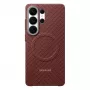 Samsung Carbon Magnet vāciņš Galaxy S26 Ultra, sarkans