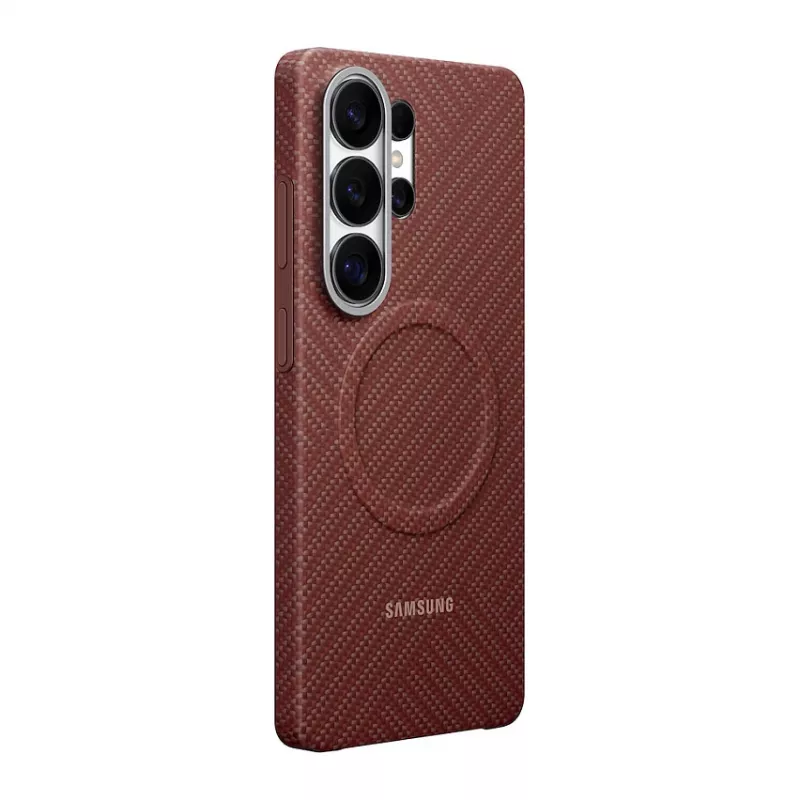 Samsung Carbon Magnet vāciņš Galaxy S26 Ultra, sarkans