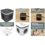 Fellowes Steckdosenwürfel Power Cube, Typ E, weiß - für den Markt: F - 1 Stück (100137170)