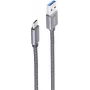 USB kabelis ShiverPeaks Basic-S USB 3.2 Gen 2 2m USB A USB C Pelēks