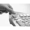 Tastatūras pārvalks Cherry Wetex priekš G84-5500, 89 taustiņi, 0.25 mm, caurspīdīgs