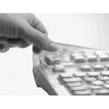 Tastatūras pārvalks Cherry Wetex priekš G84-5500, 89 taustiņi, 0.25 mm, caurspīdīgs