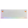Mehāniskā spēļu tastatūra Cherry K5 Pro TMR Compact 65% AZERTY RGB vadu USB oranži balta