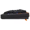 Mehāniska spēļu tastatūra Cherry K5 PRO TMR COMPACT — 65% AZERTY, USB vadu pieslēgums, RGB apgaismojums, melna/oranža