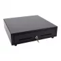 Elektroniska naudas kaste Olympia LD 410A, metāla korpuss, melna, 415×410×104 mm
