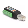 DeLOCK RJ45 spraudnis Cat.5e uz spaiļu bloka adapteri 90° leņķī