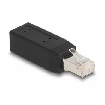 DeLOCK RJ45 spraudnis Cat.5e uz spaiļu bloka adapteri 90° leņķī